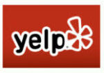 Yelp logo - square red back 200 x 200